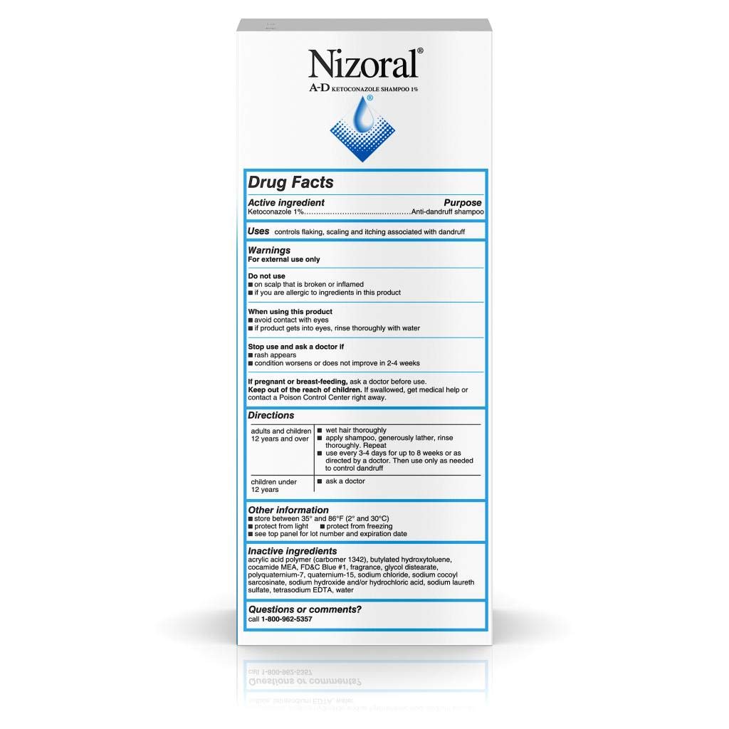 Nizoral A-D value pack two bottles side-by-side for convenience
