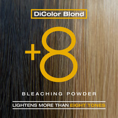 NK Professional Care DiColor Blonde mixing bowl with lightening mixture.