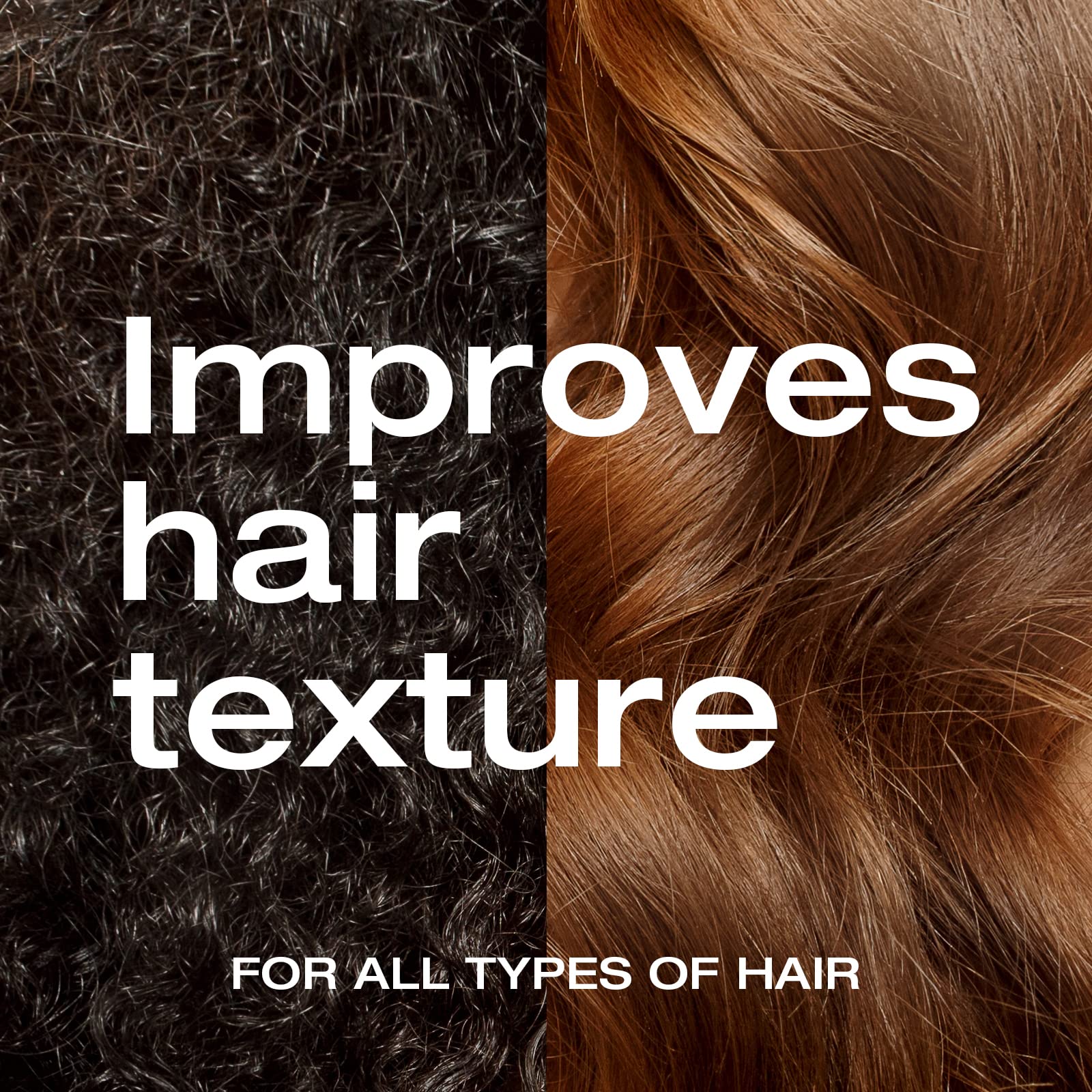 NK Professional Care Step 3 hair texture close-up reveals smooth frizz-free finish