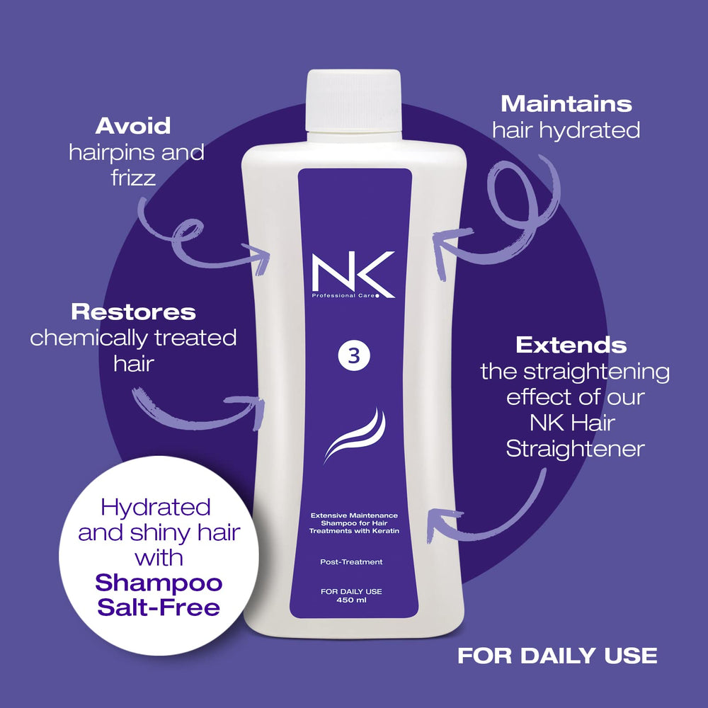 NK Professional Care Step 3 packaging display captures home care convenience
