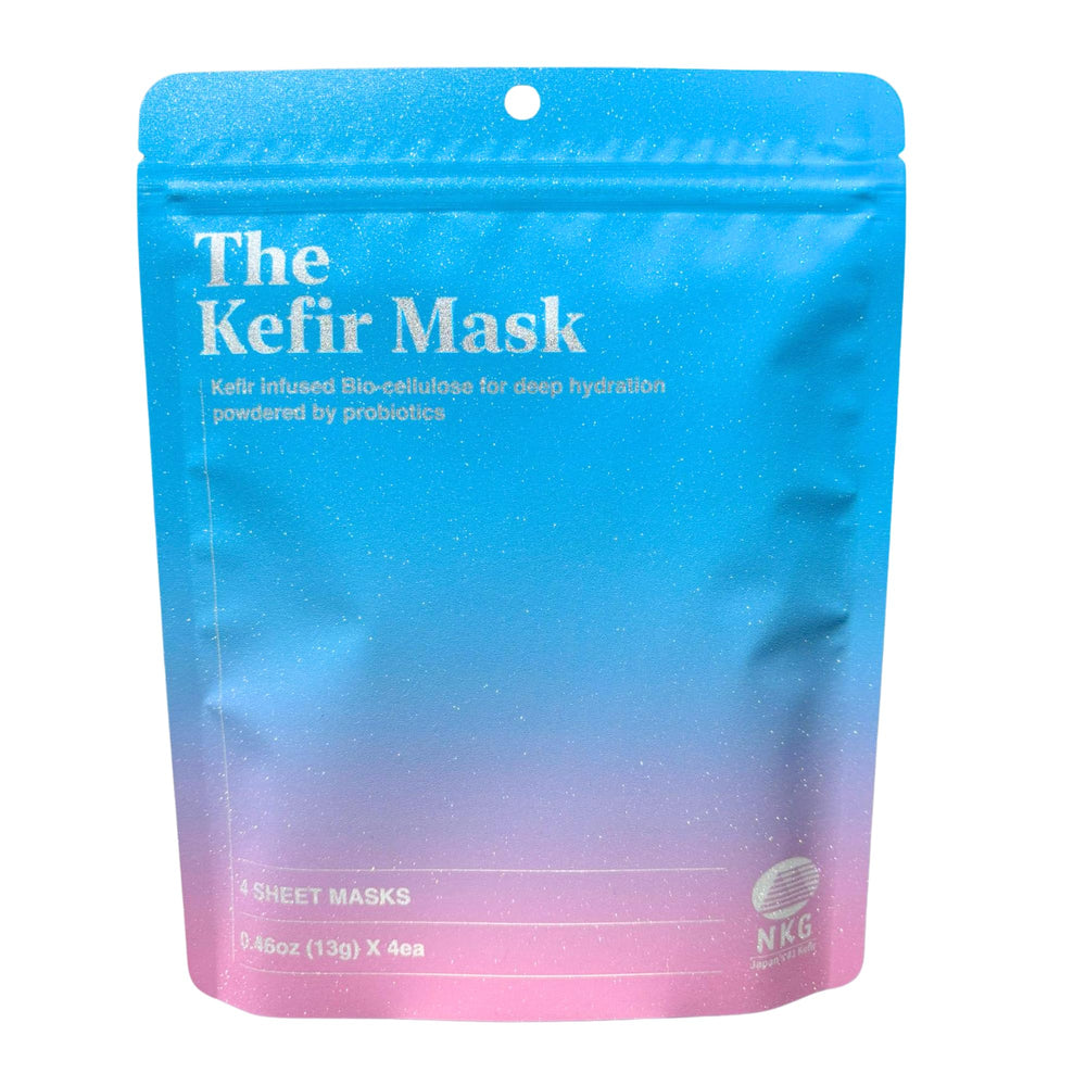 NKG The Kefir Mask biocellulose sheet for deep hydration and fit.