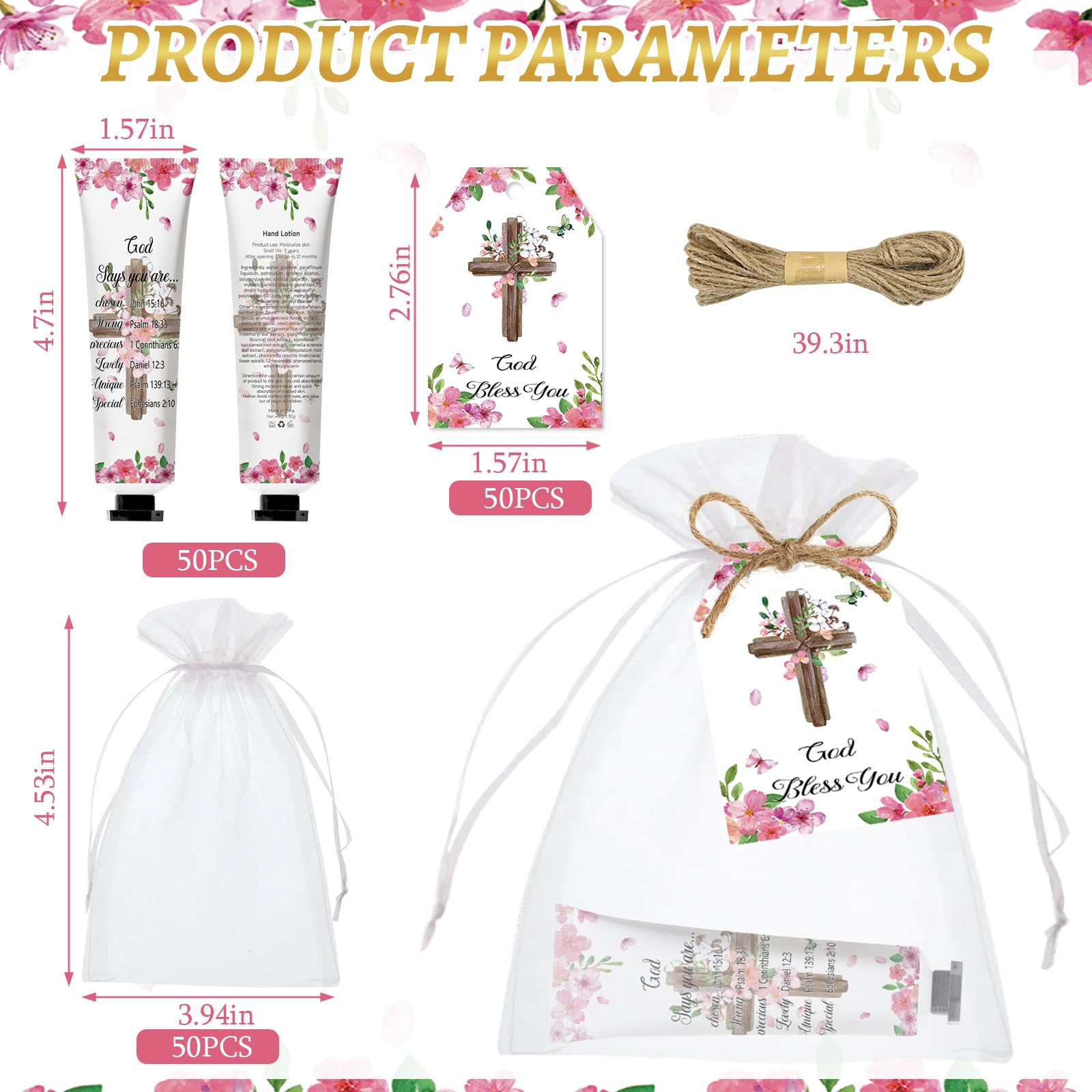 Nlicrst hand cream with Bible verses and illustrations for thoughtful gifting