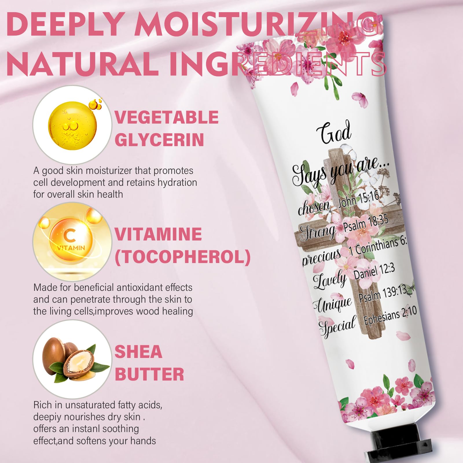 Nlicrst cherry blossom scented hand cream for soft, moisturized hands