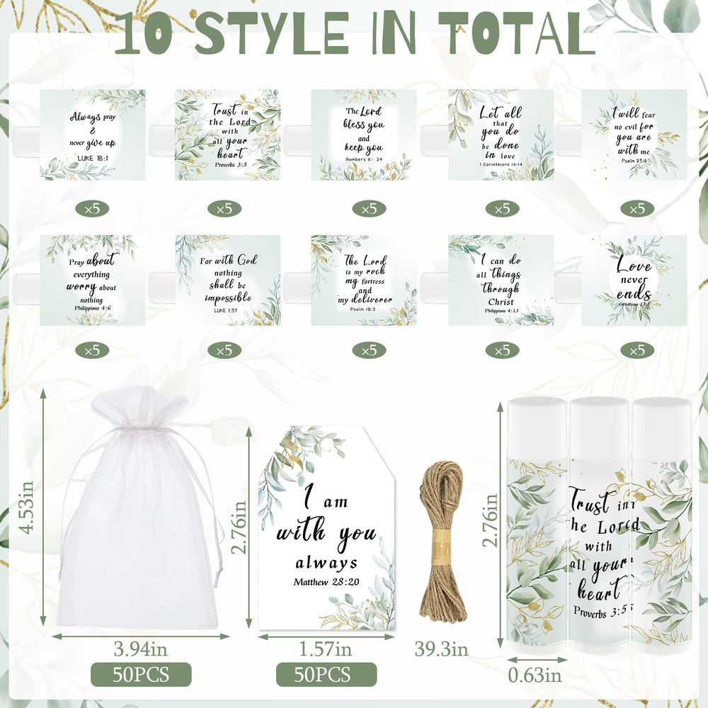 Nlicrst Organza gift bags for elegant presentation of lip balms