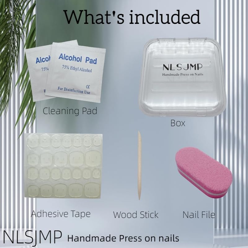 NLSJMP reusable false nails for multiple stylish looks.