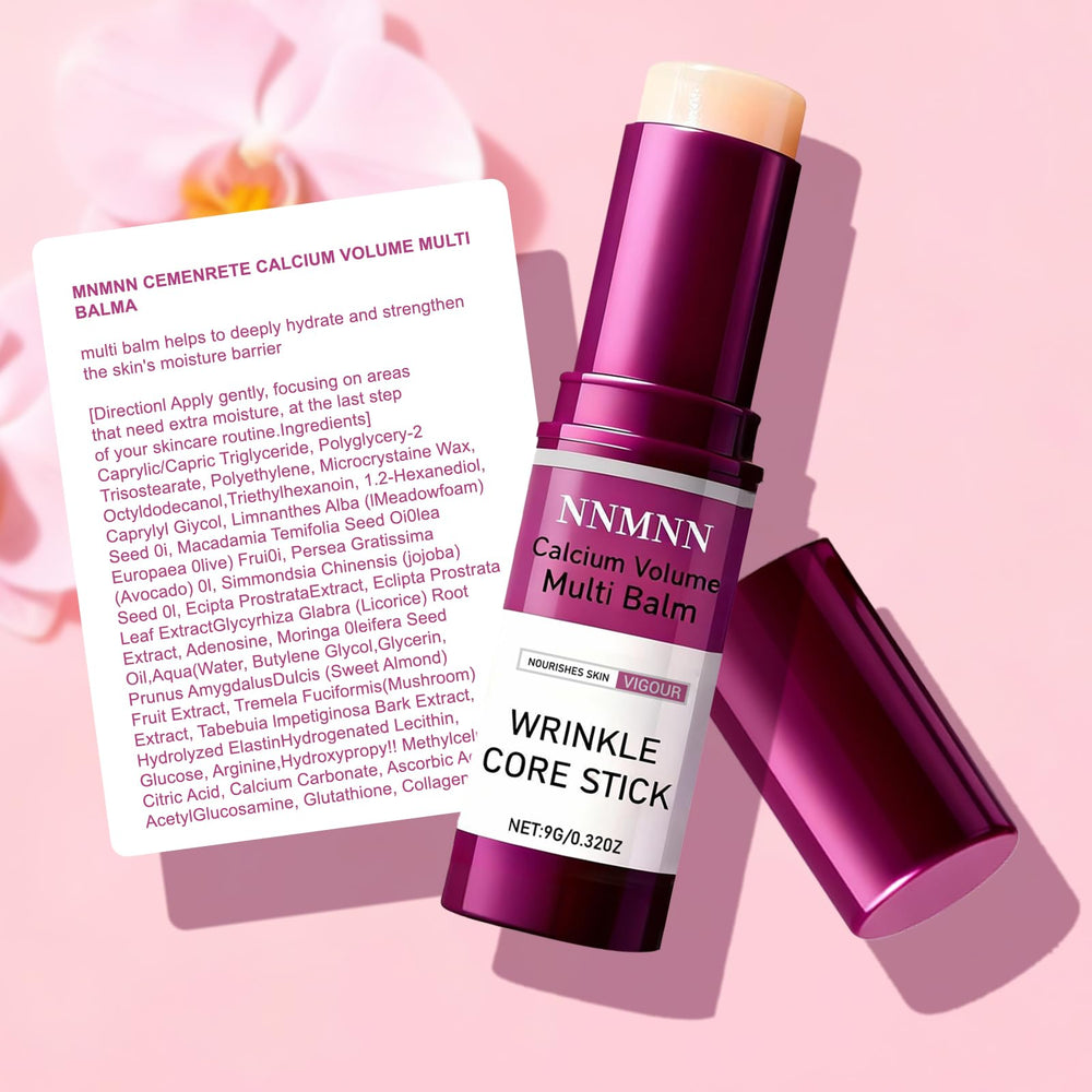 nnmnn Calcium Volume Multi Balm Stick routine application on cheeks or eyelids
