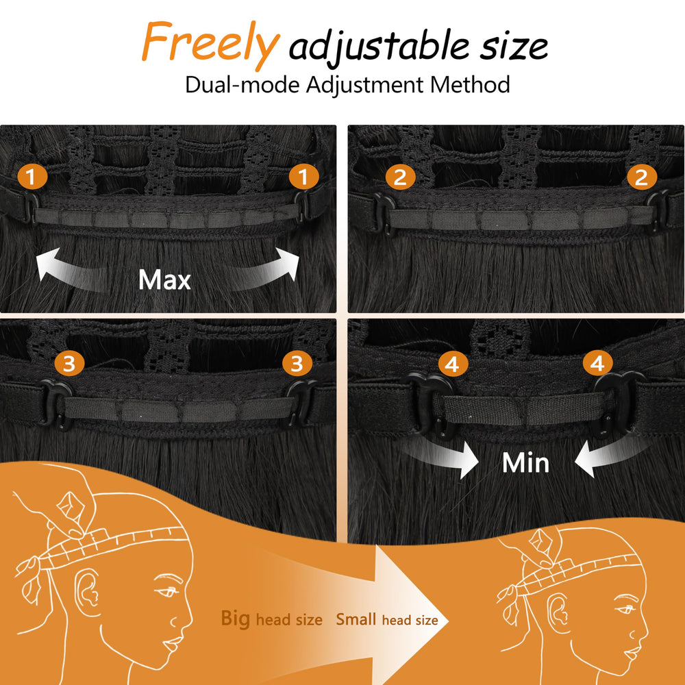 Nnzes lightweight 180g wig ideal for travel and daily use