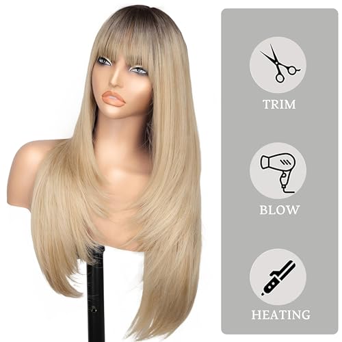 Nnzes Realistic Scalp Wig features lifelike parting for a natural look.