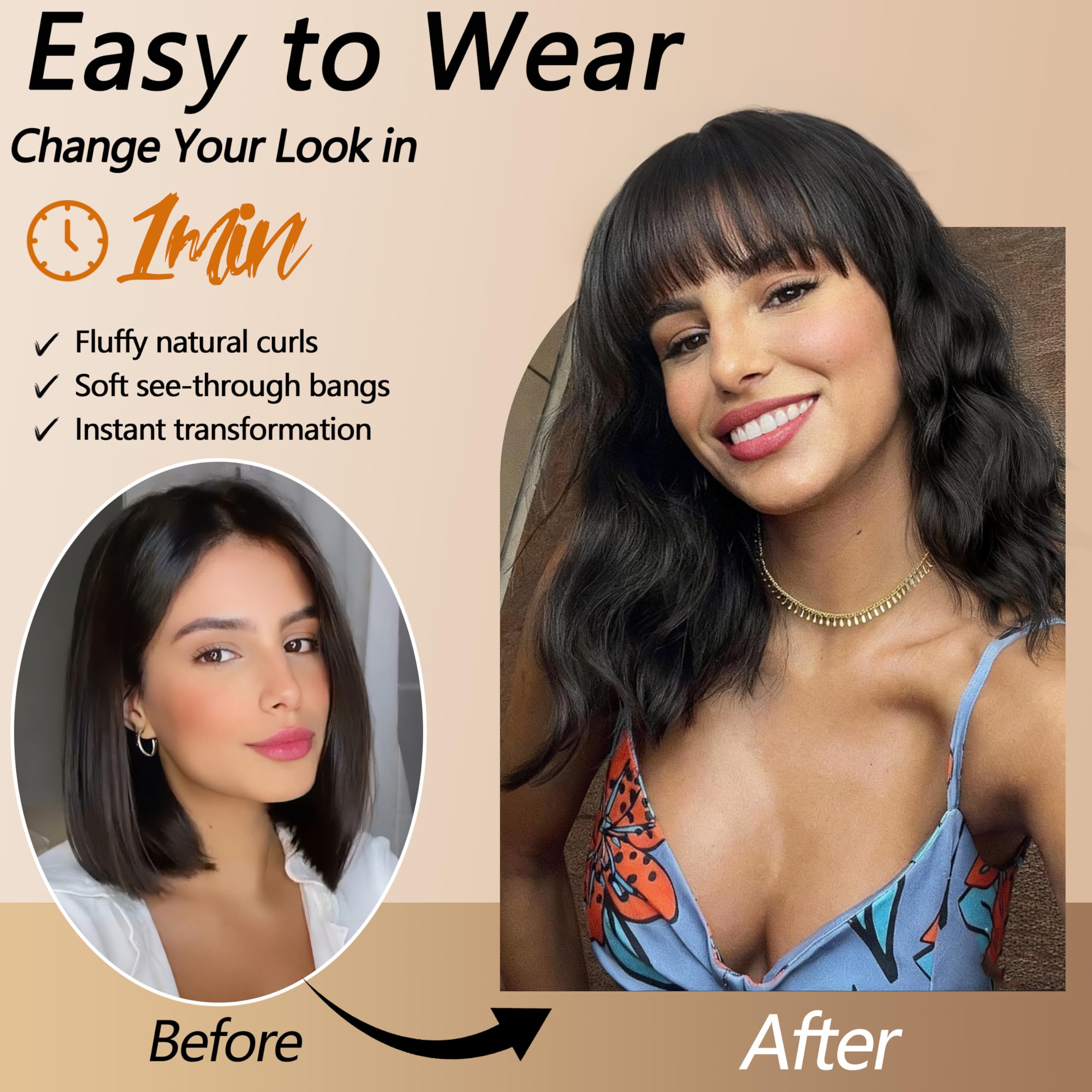 Nnzes wig mesh-cap inside for secure fit and comfort