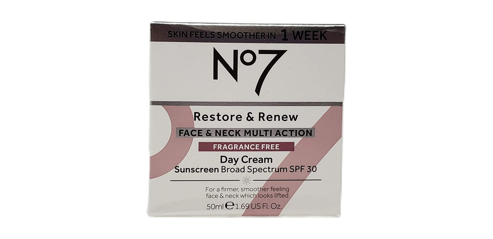 No. 7 no-restore-renew night cream jar for firmer skin while you sleep