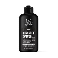 No Gray Quick Color Shampoo bottle front view for easy gray coverage.
