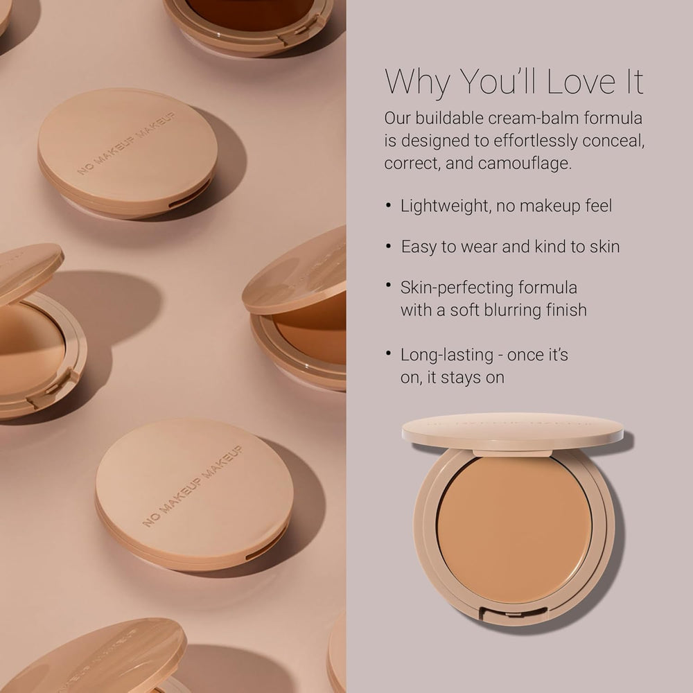 No Makeup Makeup application sponge enables buildable coverage and precise spot correction.