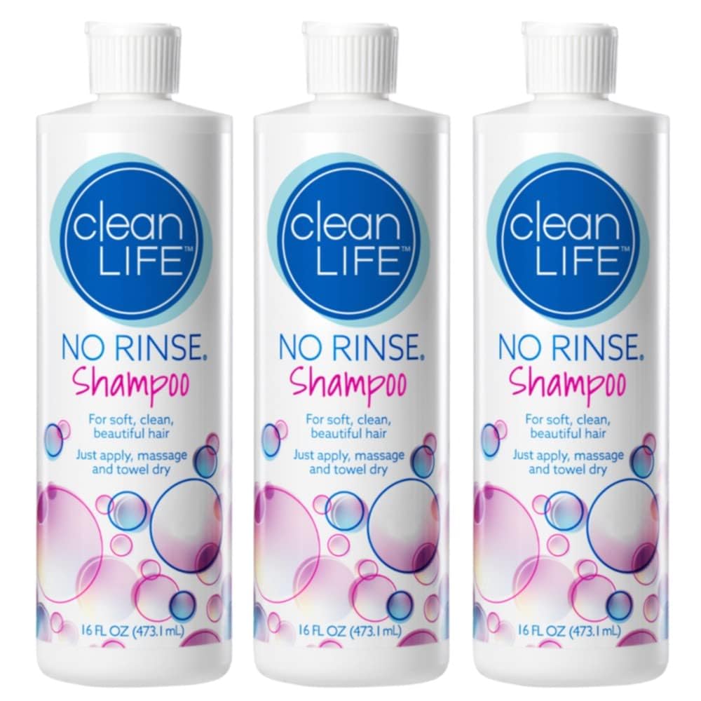 No-Rinse Shampoo, 16 fl oz — Rinse-Free, Fresh and Odor-Free Hair (Pac ...