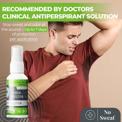No Sweat spray nozzle ready for easy, mess-free application.