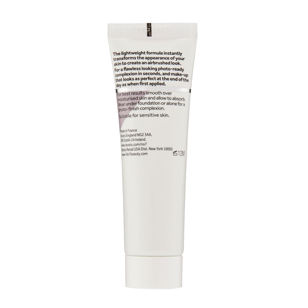 No7 Airbrush Away Primer makeup-ready skin texture example.