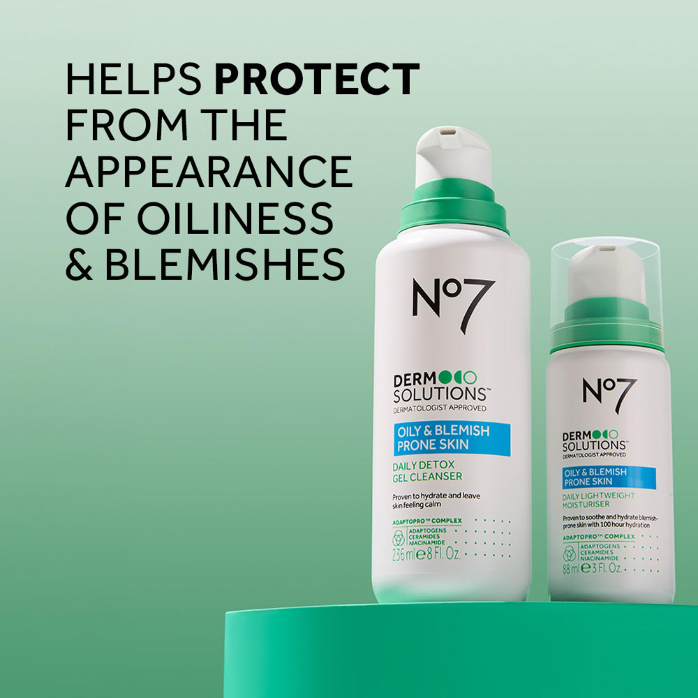 Applying No7 Daily Detox on damp skin for a gentle massage