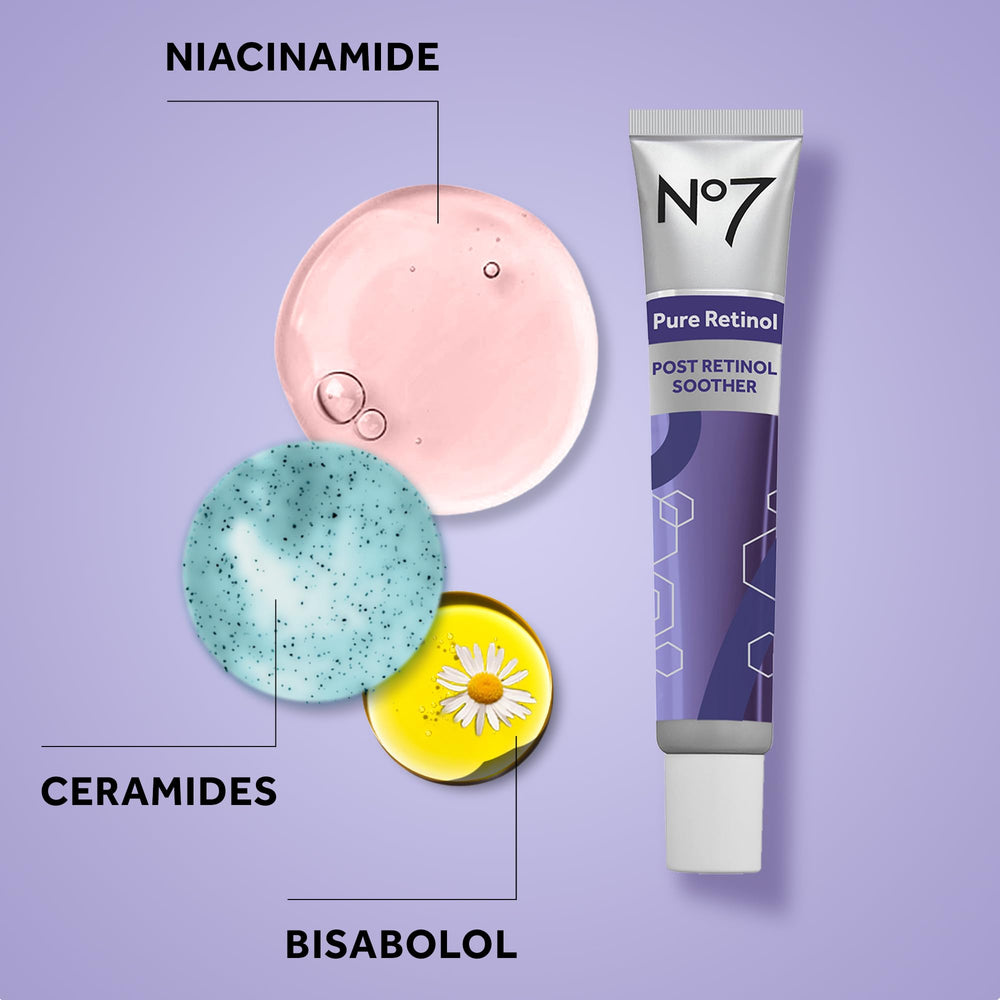 No7 Fragrance-free label communicates gentle, sensitive-skin suitability.