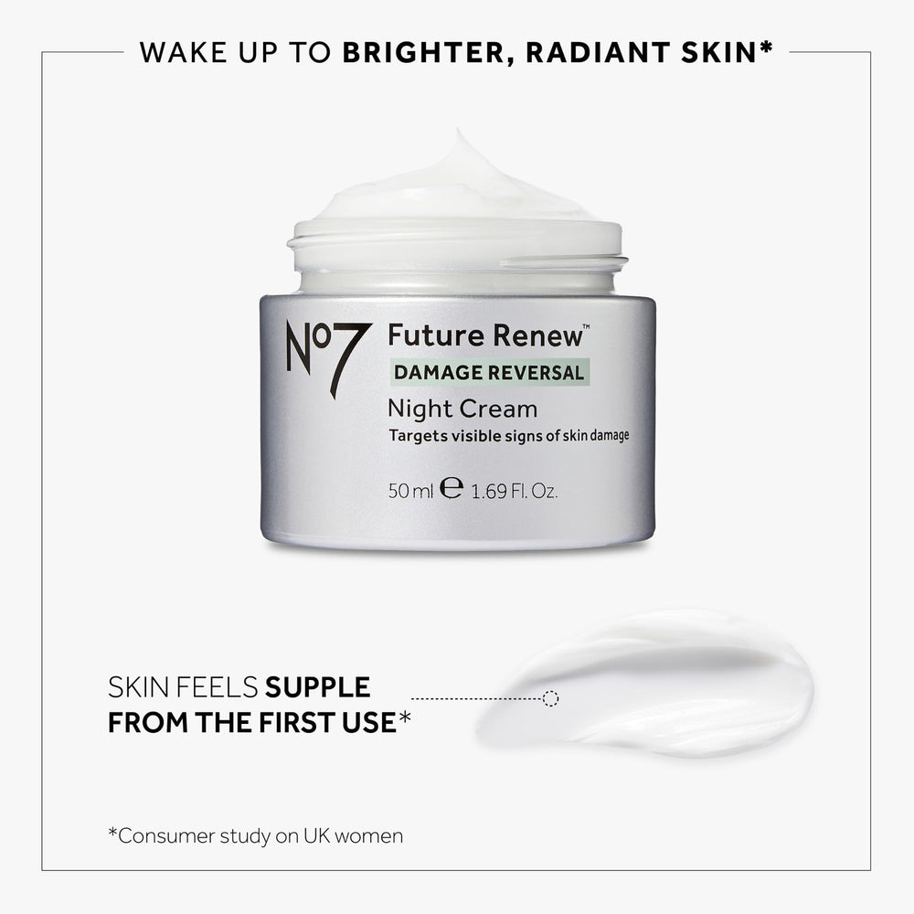 No7 Future Renew day cream delivers daily moisture with a subtle glow