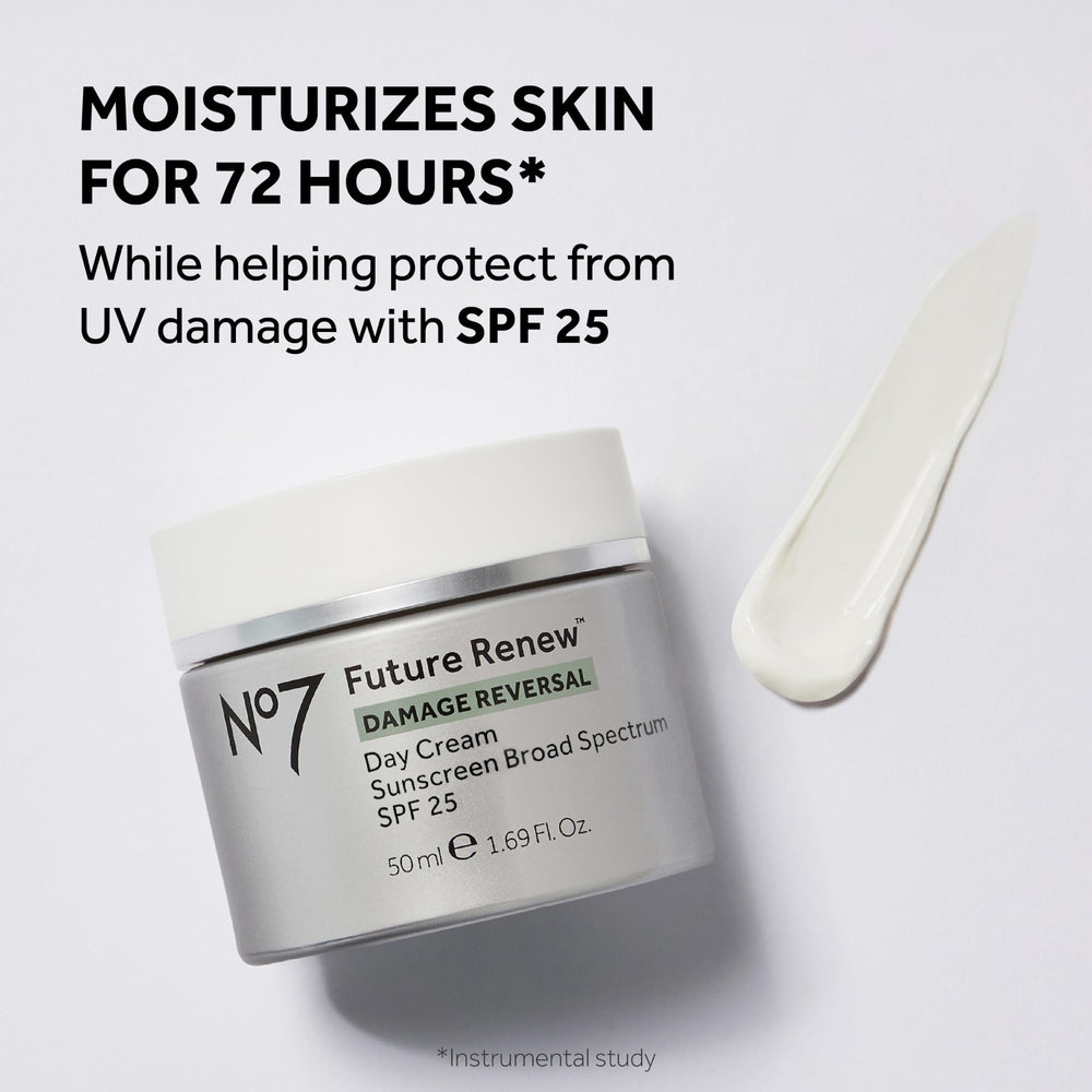 No7 Future Renew night cream jar delivers rich hydration overnight