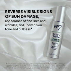 No7 Future Renew serum dropper close-up showing precise application