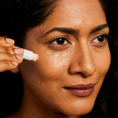 No7 Hydraluminous Concealer formula emphasizes caffeine and ceramides for lasting moisture.