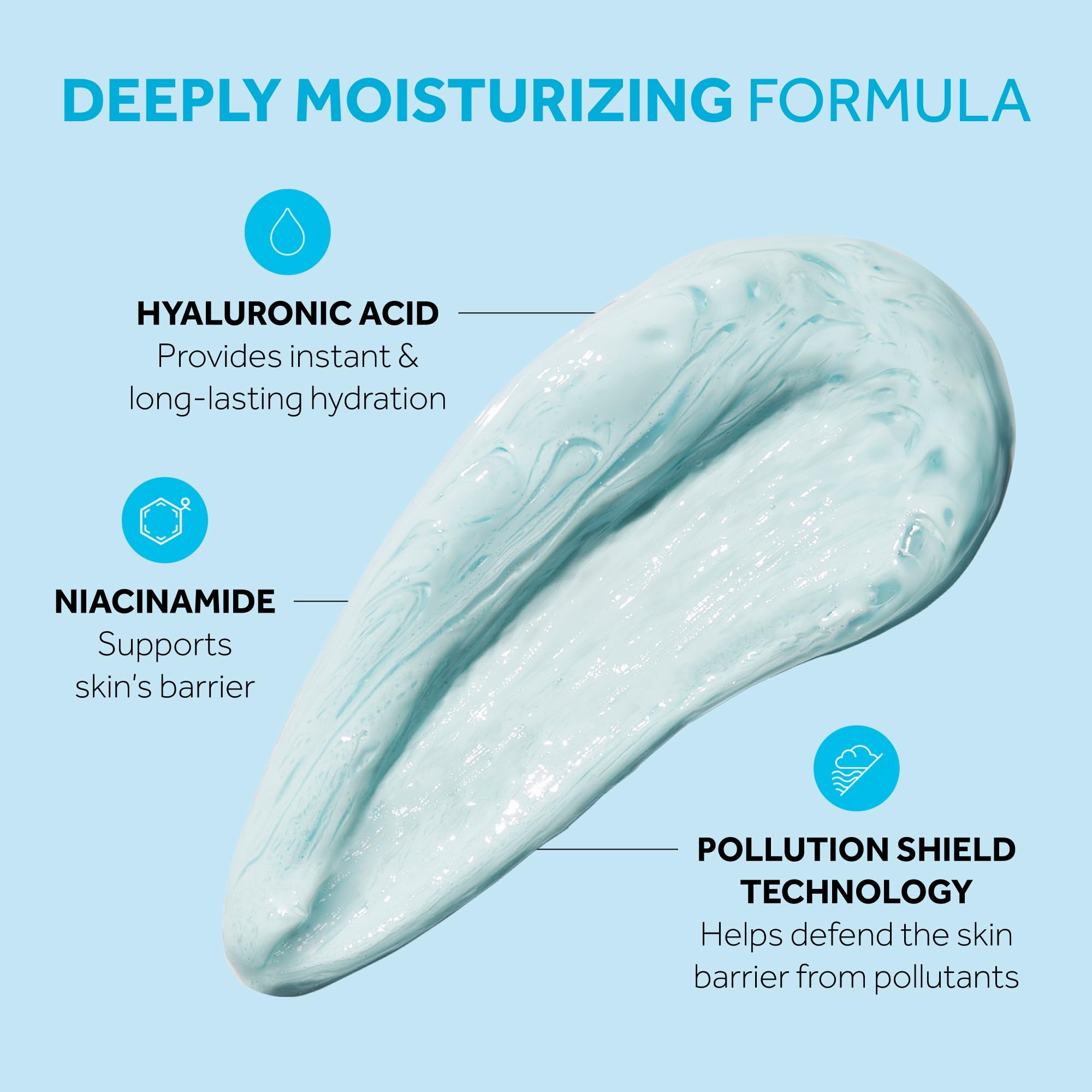No7 HydraLuminous+ mask applied to cheek demonstrating hydration and glow potential