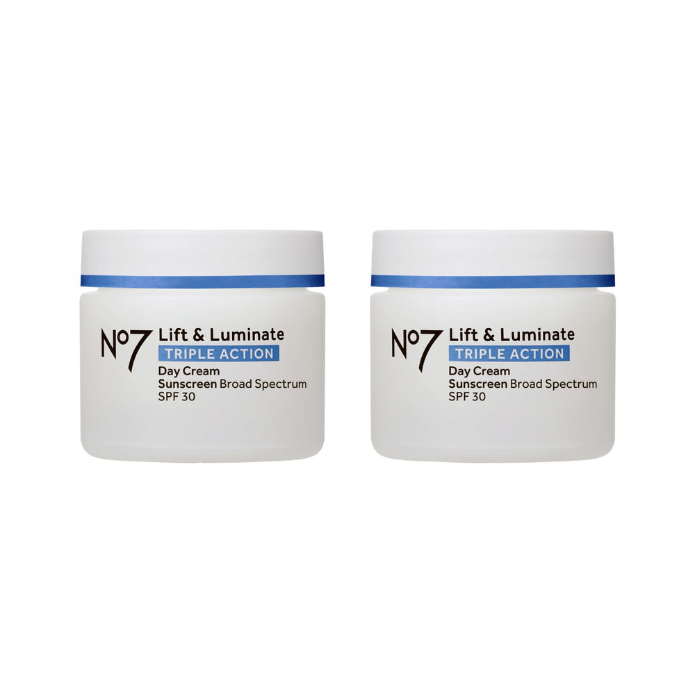 No7 Lift & Luminate 2-pack box, ideal for daily skincare routine.