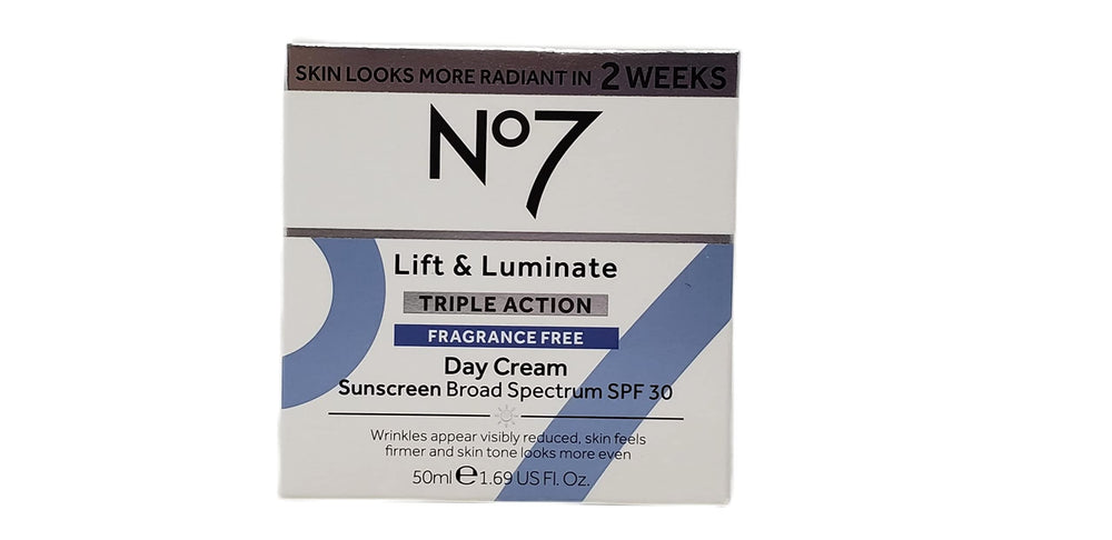 No.7 Lift Luminate Night Cream jar nourishing while you sleep