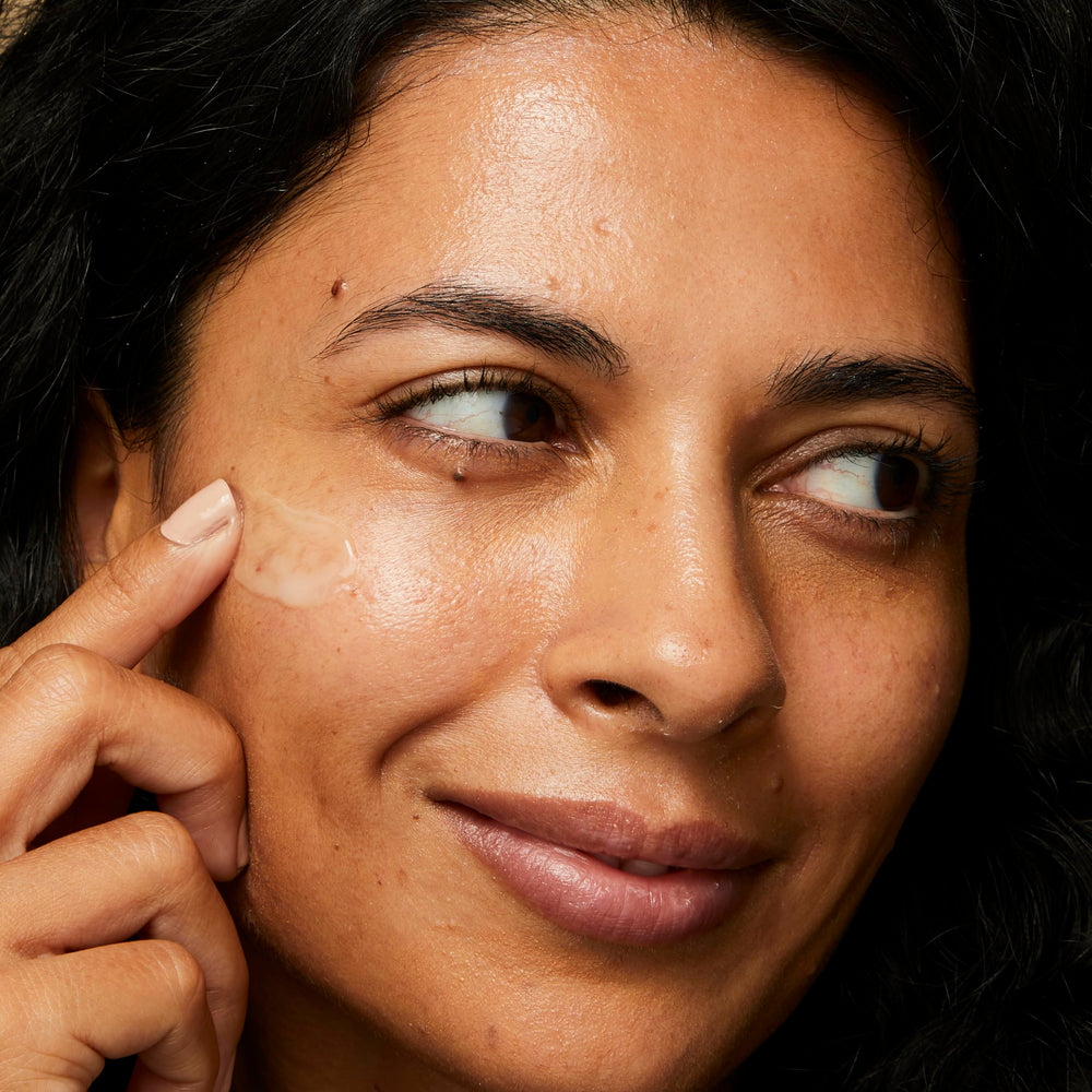 No7 Lift & Luminate serum texture close-up showing smooth, fast-absorbing formula.