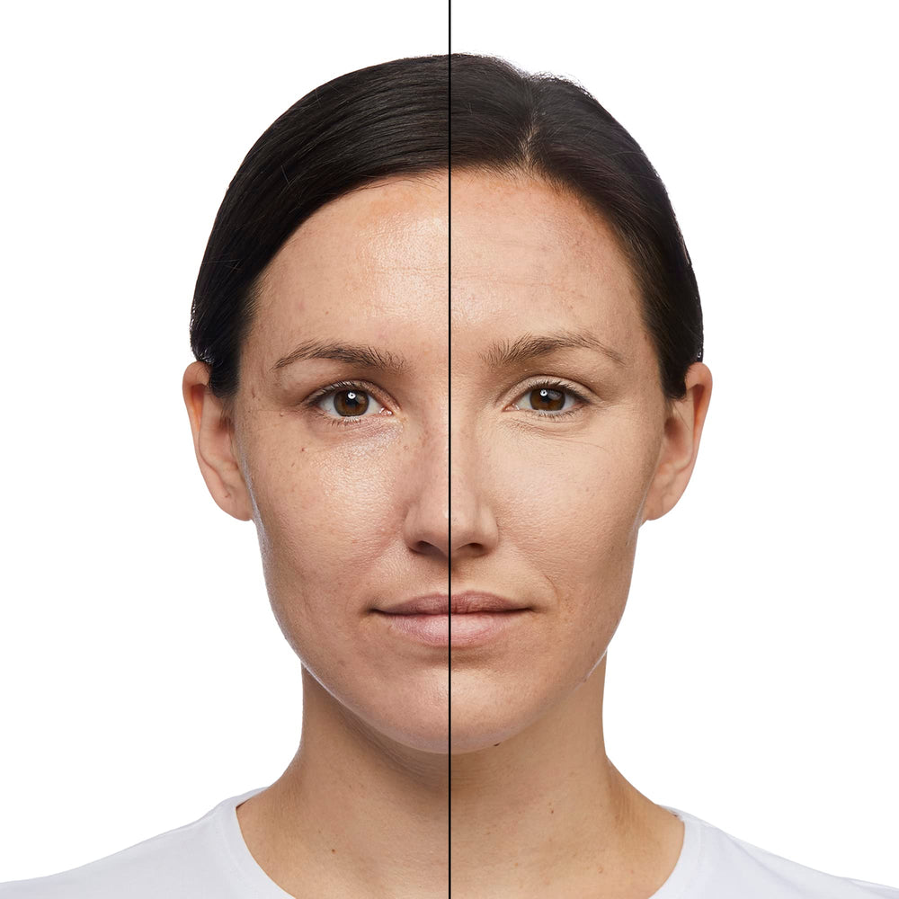 No7 Lift & Luminate Serum Concealer Light demonstrates seamless coverage.