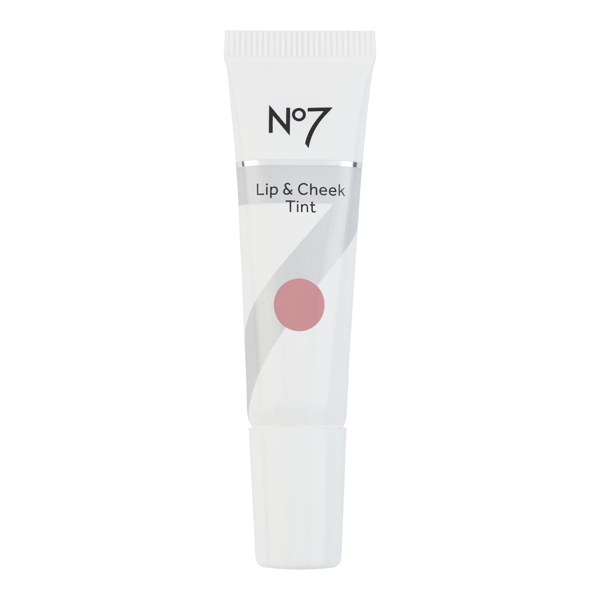 No7 Lip and Cheek Tint Dusk Pink tube for on the go rosy lips and natural cheeks