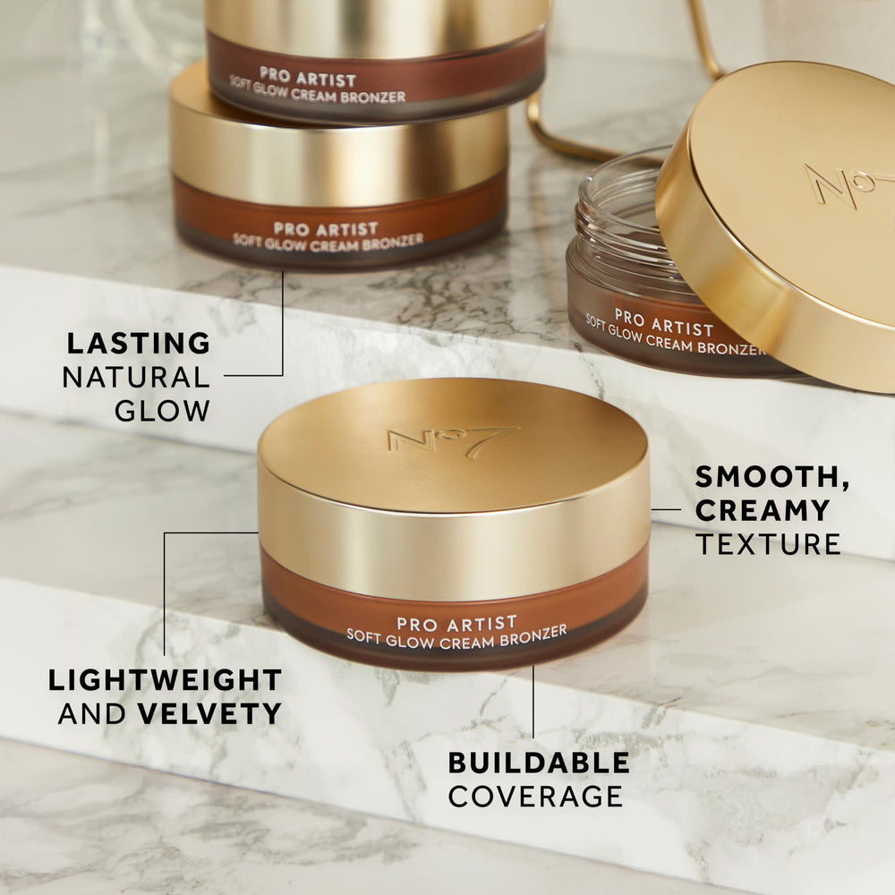 No7 Pro Artist Soft Glow decolletage glow for subtle, even skin tone.