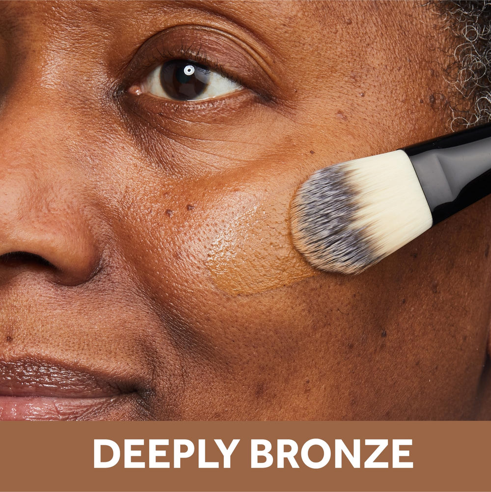 No7 foundation texture swatch shows buildable coverage for an even skin tone