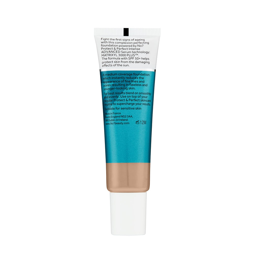 The finish blurs pores with a dewy yet natural look.