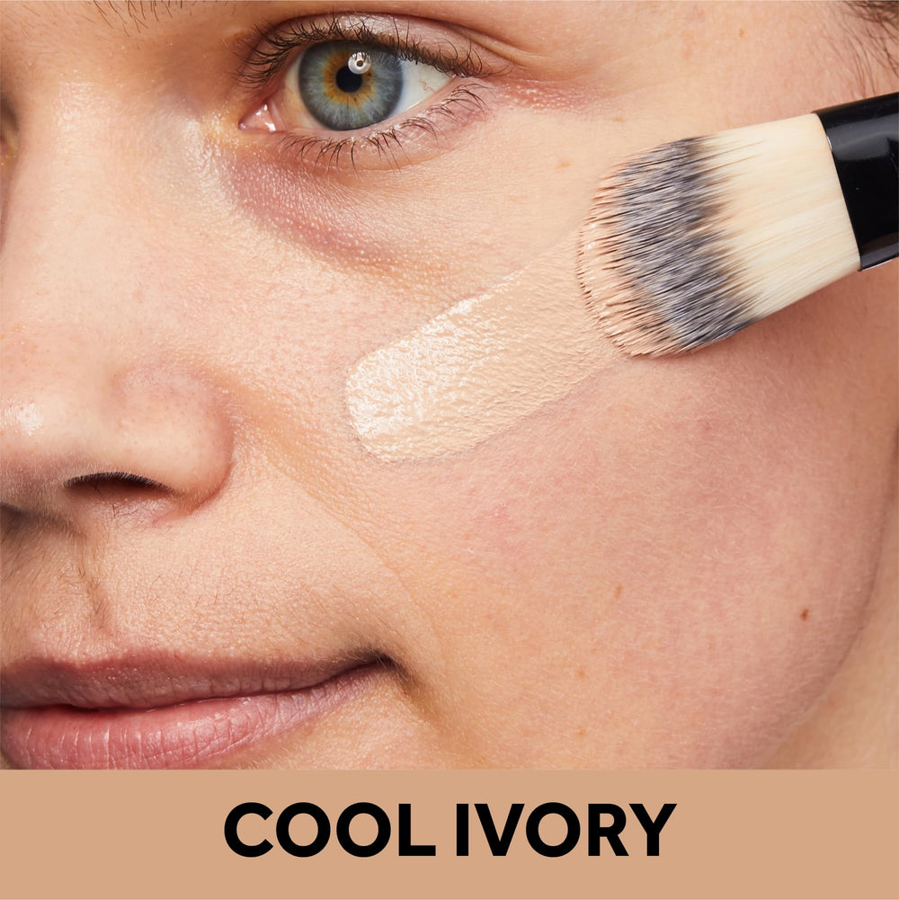 No7 foundation swatch on skin shows true shade match and natural tone.