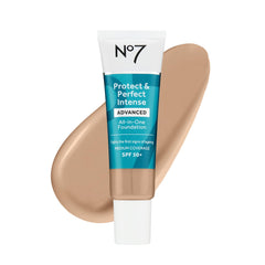 No7 Protect & Perfect Warm Beige bottle provides a smooth, even base.