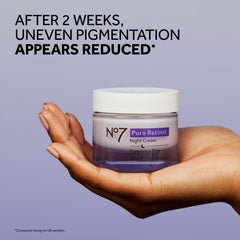 Night application demonstrates easy absorption for a refreshed look.