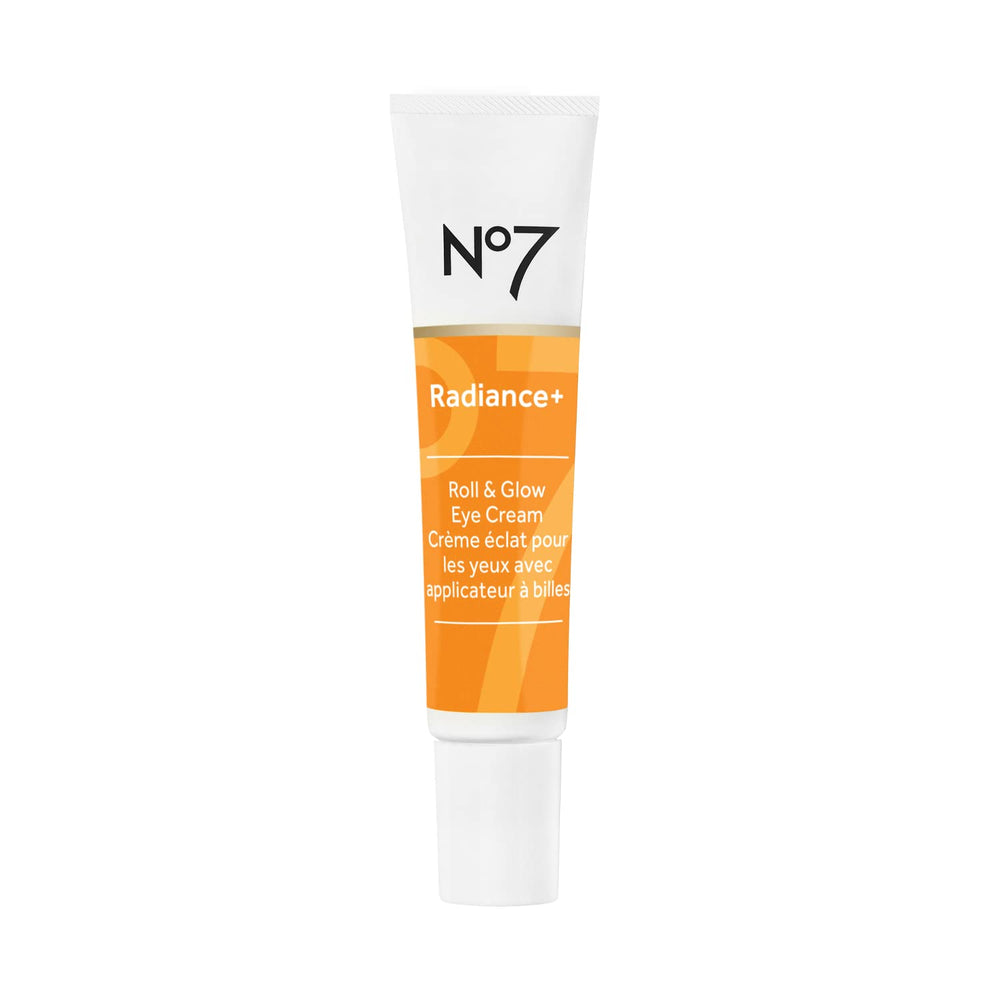 No7 Radiance+ Roll & Glow Eye Cream with tri-ball applicator cools and awakens the under-eye area.