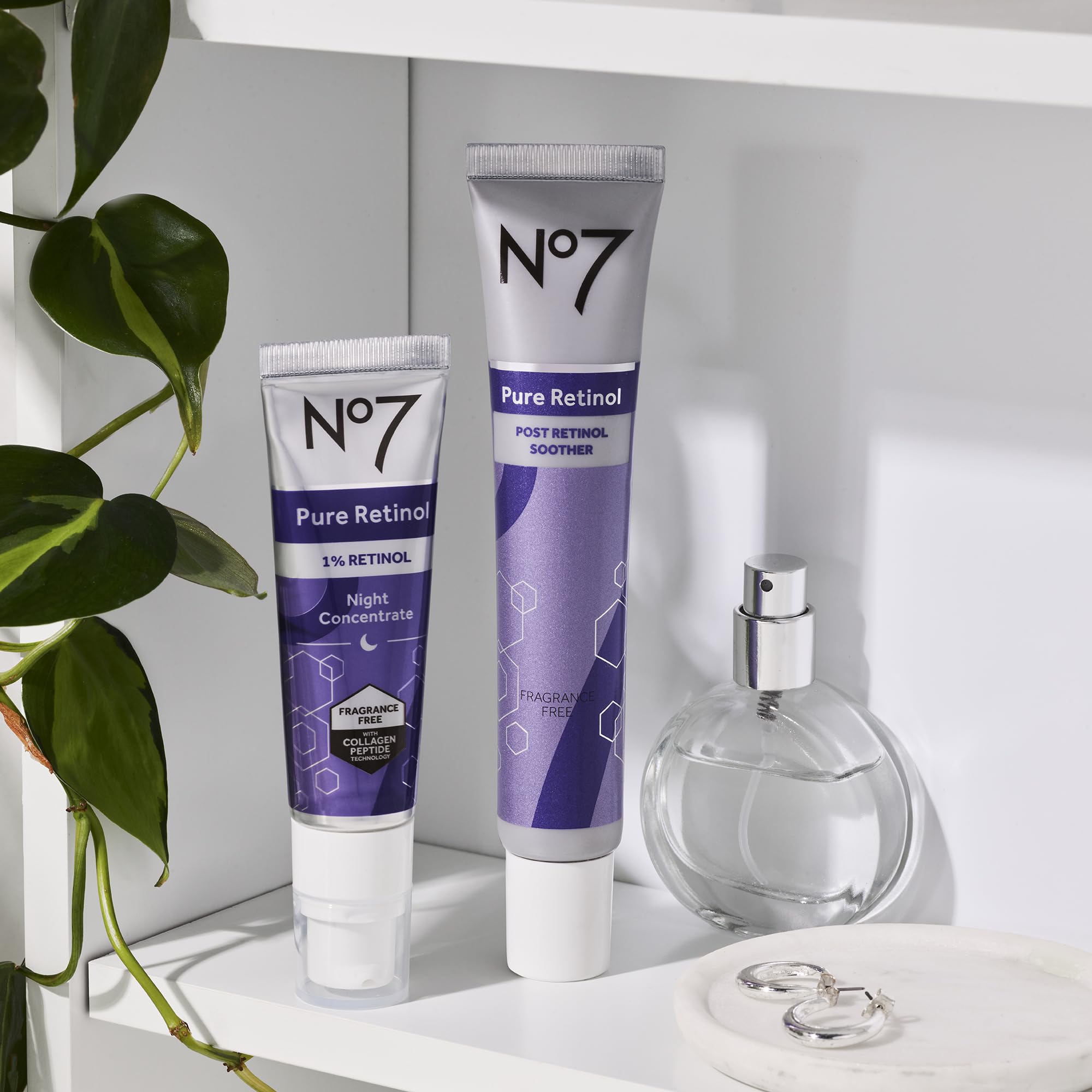No7 Relaxed skin after application conveys post-care comfort.