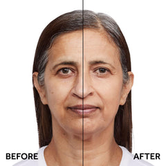Applying No7 foundation to face for smooth, natural finish