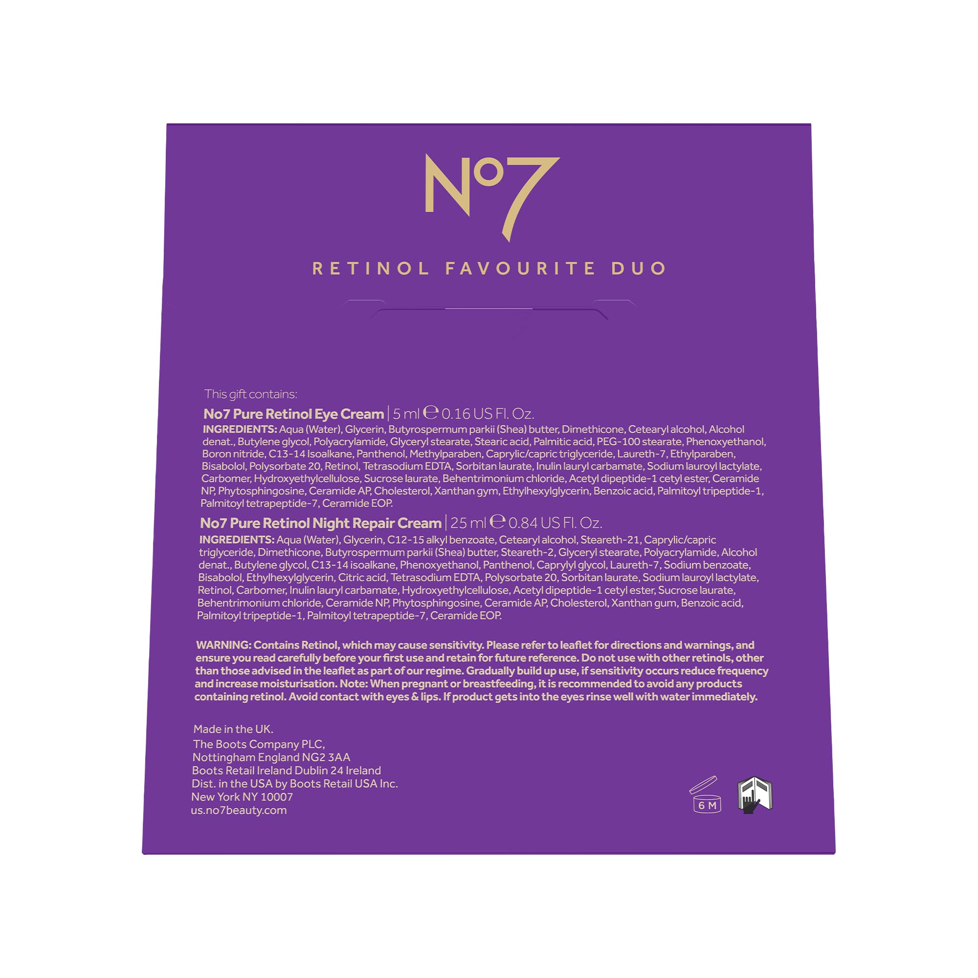 No7 rituel soin soirée routine nocturne avec retinol pour peau reposée