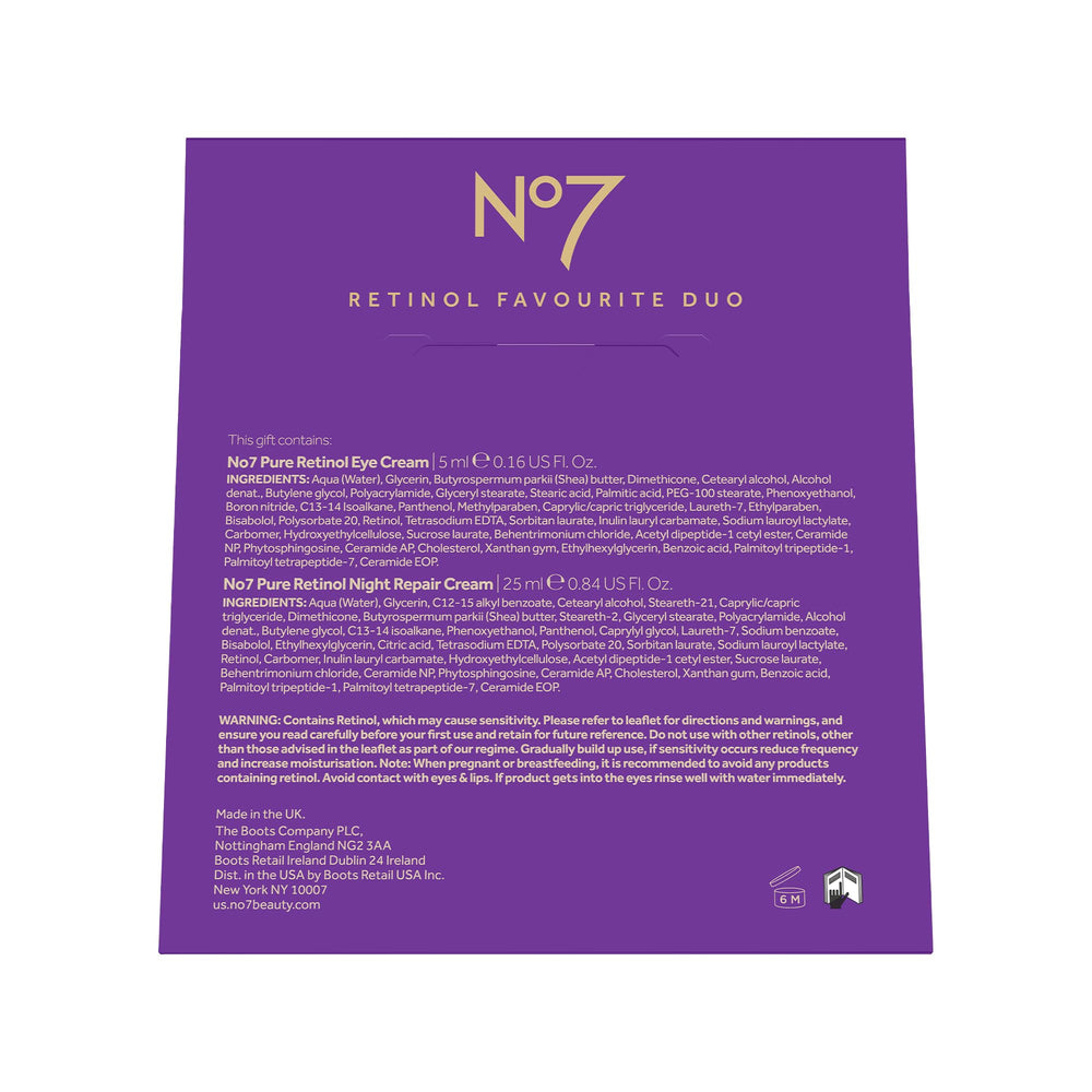 No7 rituel soin soirée routine nocturne avec retinol pour peau reposée