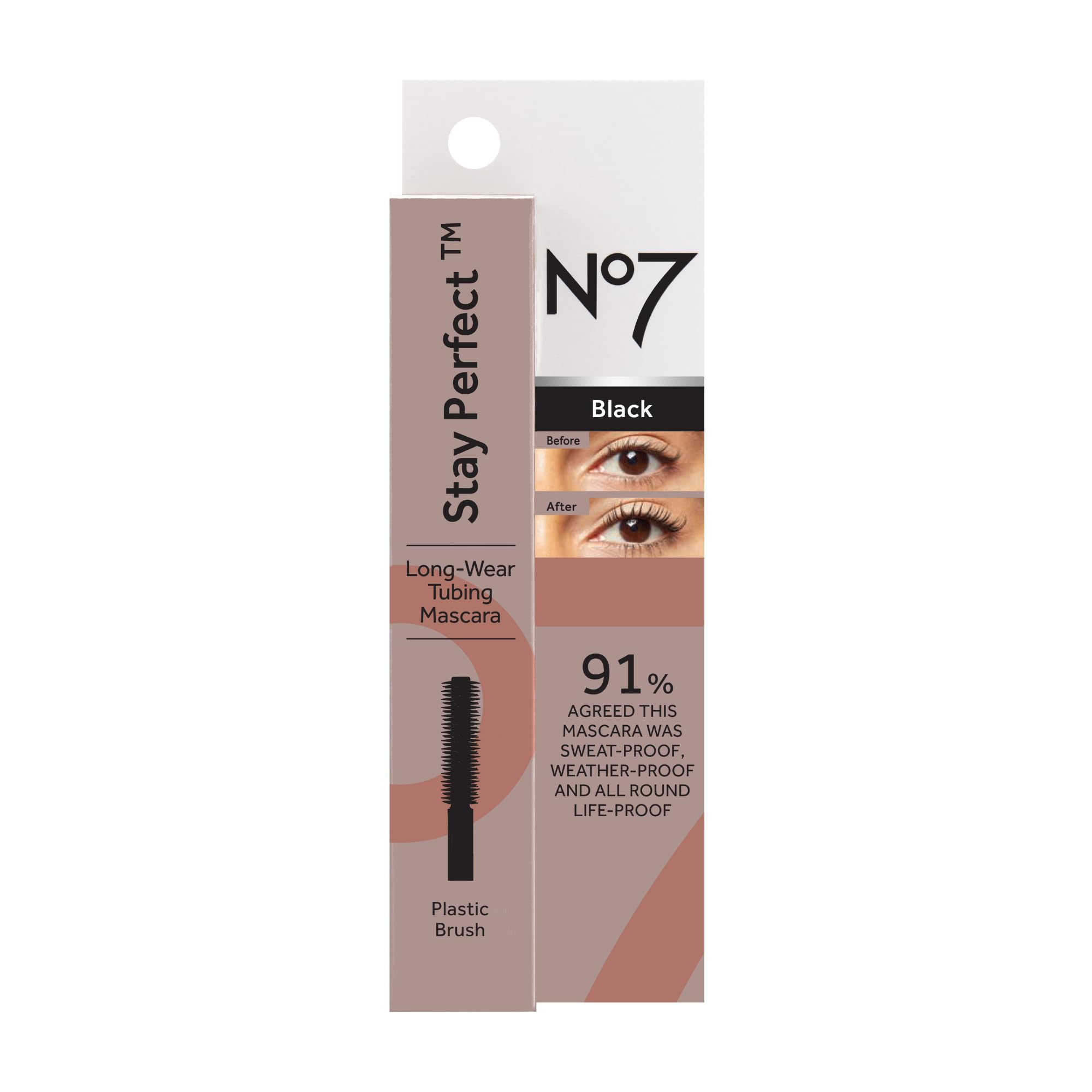 No7 Stay Perfect Mascara two-pack for easy daily routines.