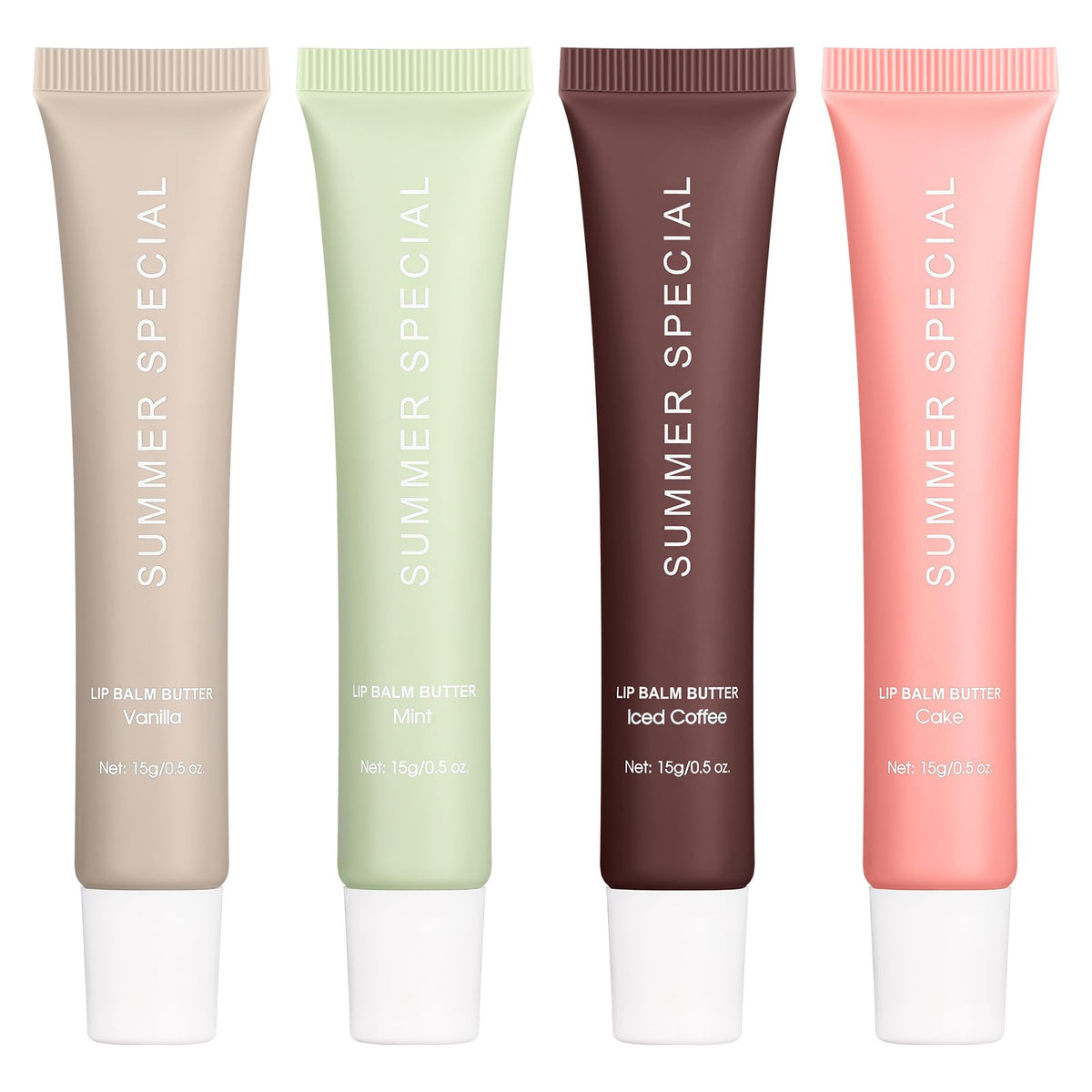 Nobeka Lip Butter Vanilla swatch showing sheer nude tint and hydration for daily use