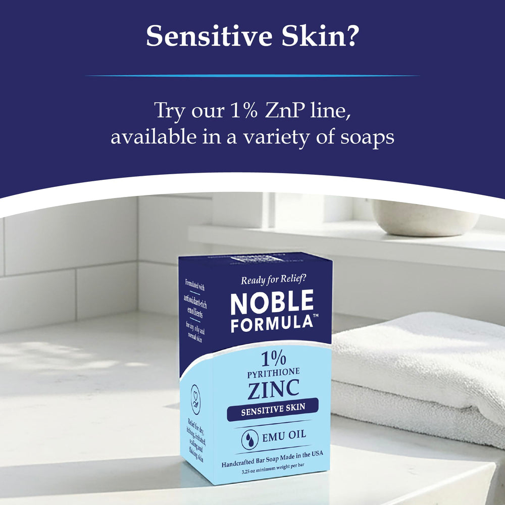 Noble Formula zinc bar free from parabens and palm oil