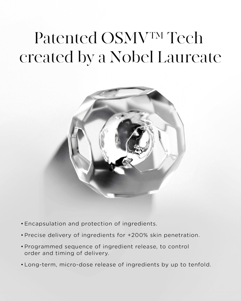 Noble Panacea Bio-Complex action close-up showing instant tightening.