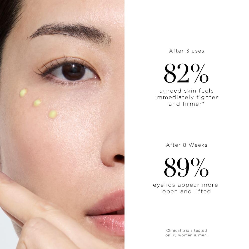 Noble Panacea Eye Lift Concentrate texture close-up highlighting silky serum.