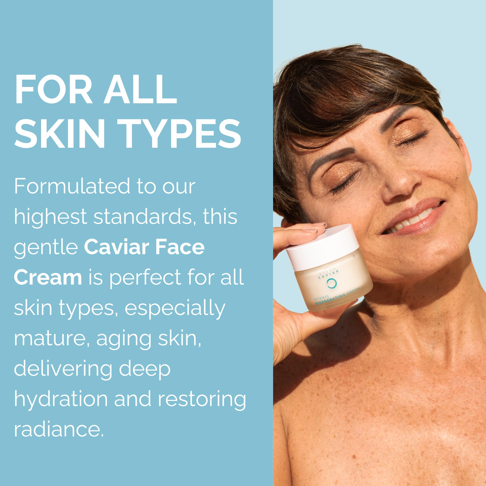Nightly skincare with Noche Y Dia Ocean Caviar Face Cream