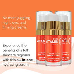 Noche Y Dia Vitamin C Serum texture closeup suggests light, oil-based hydration.