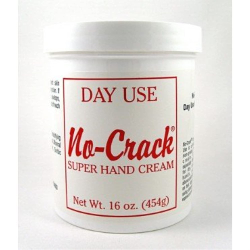 No Crack scented Day Use Cream 16oz front view showing elegant packaging and branding